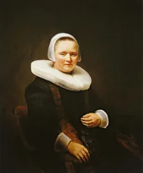 Porträt einer Frau, möglicherweise Anna Wijmer